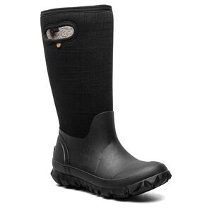 BOGS Women’s Size 8 Black Waterproof Insulated Tall Winter Rain Boots New In Box